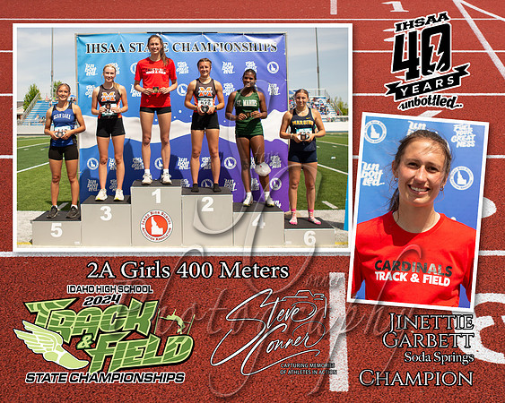 2A Girls 400 M Jinettie Garbett