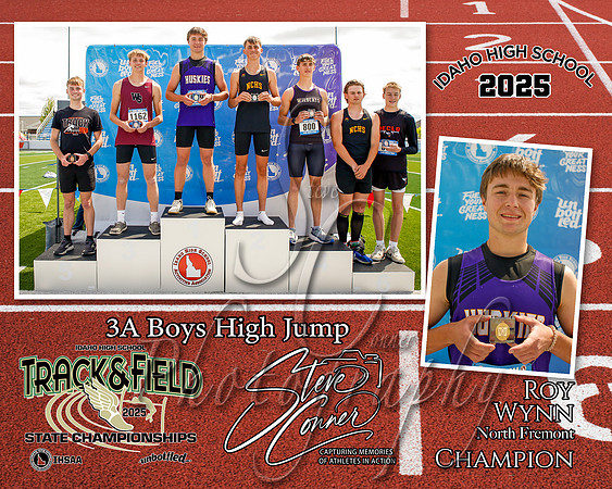 3A Boys High Jump Champion - Roy Wynn