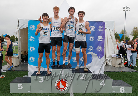 6A Boys 4x400 Relay Champions - Timberline 3