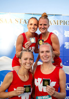 3A Girls Medley Relay Champions - Weiser