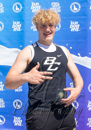 1A Boys Discus Champion - Porter Taylor - Butte County 2