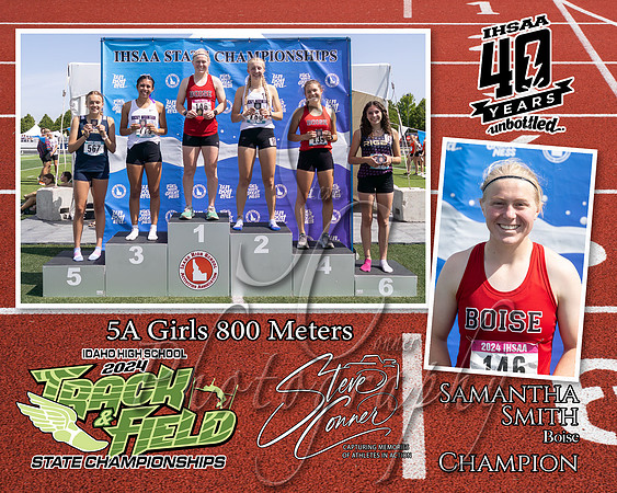5A Girls 800 Samantha Smith