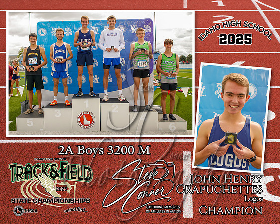 2A Boys 3200 M Champion - John Henry Crapuchettes