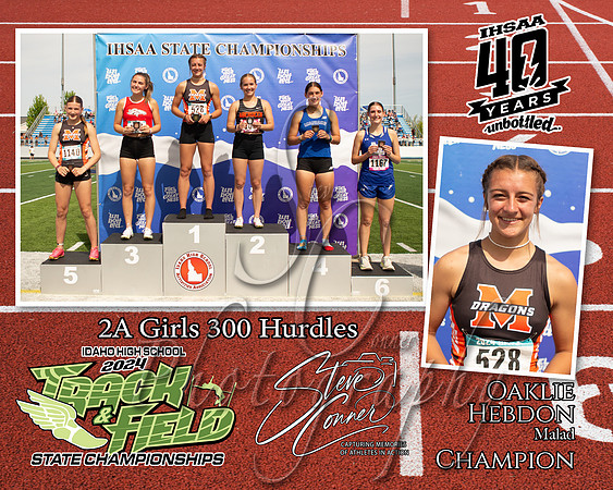 2A Girls 300 MH Oaklie Hebdon