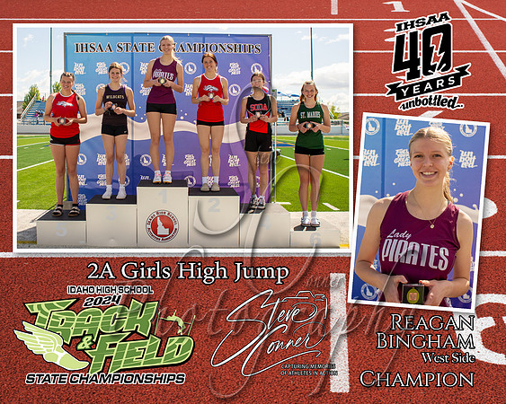 2A Girls High Jump - Reagan Bingham