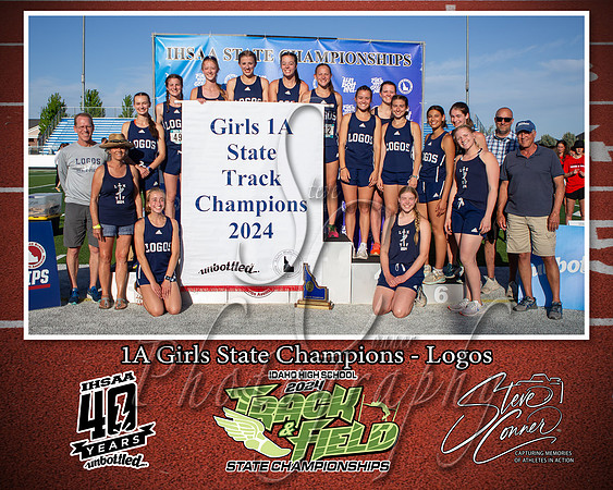 1A Girls State Champions - Logos