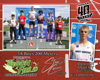 5A Boys 200 Meter Braden Ankeny