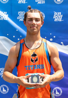 1A Boys 100 Meter Champion - Claytin Harper