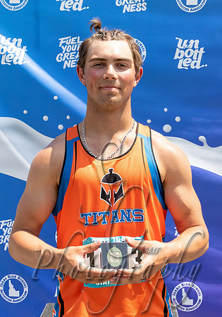 1A Boys 100 Meter Champion - Claytin Harper