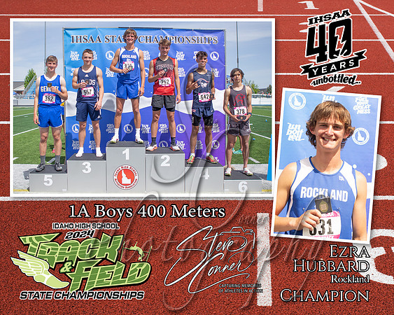 1A Boys 400 M Ezra Hubbard