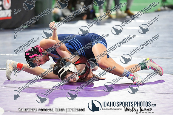 006 State Wrestling friday morning Girls 1 -7