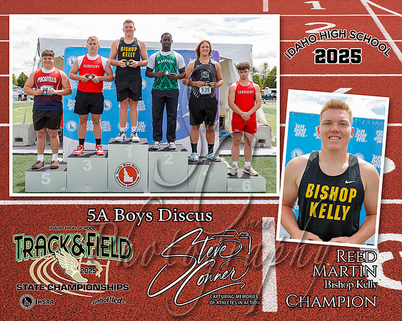 5A Boys Discus Champion - Reed Martin