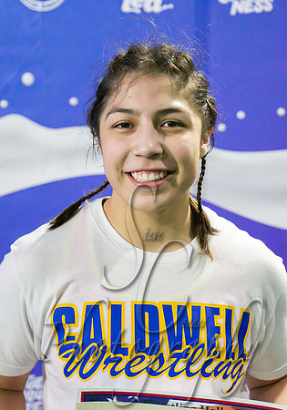 2022 Girls State 138lb Champion - Marissa Jimenez - Caldwell 2