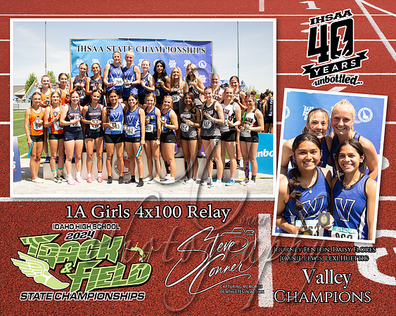 1A Girls 4x100 Relay - Valley