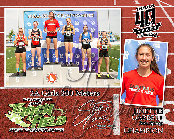 2A Girls 200 M Jinettie Garbett