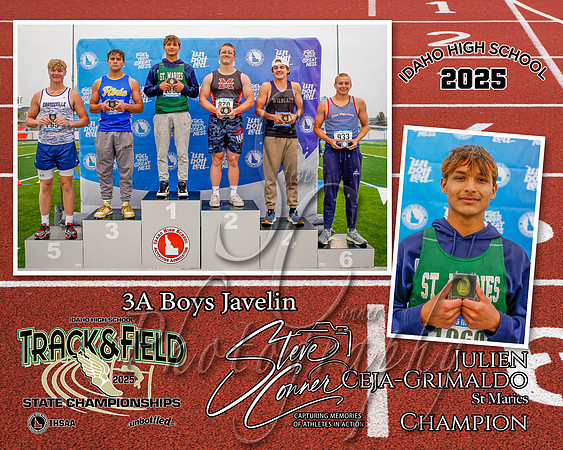 3A Boys Javelin Champion - Julien Ceja-Grimaldo