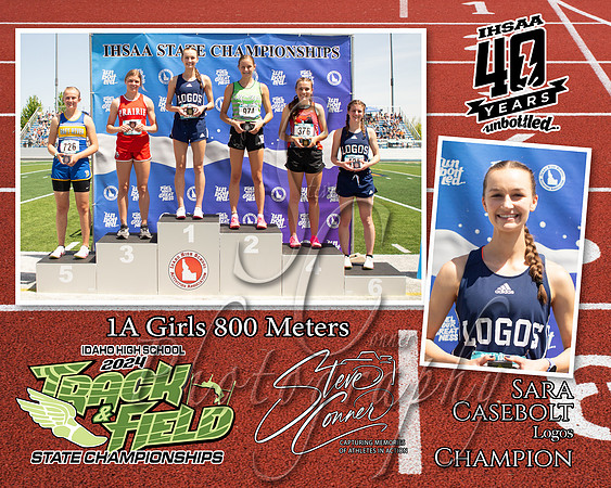 1A Girls 800 M Sara Casebolt
