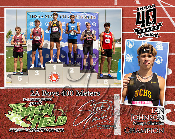 2A Boys 400 M Ian Johnson